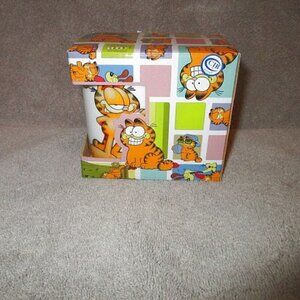 Vtg 80s Garfield I May Not Be Perfect Mug Coffee Cup Tabby Cat Kitty With Box